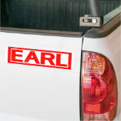 Autocollant De Voiture Timbre Earl (Sur camion)