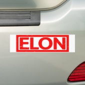 Autocollant De Voiture Timbre Elon (En voiture)