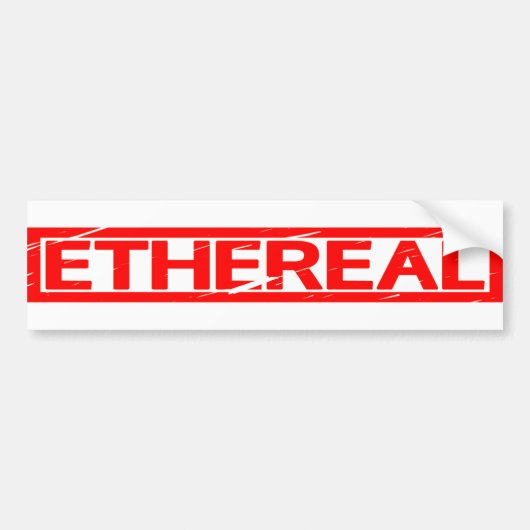 Autocollant De Voiture Timbre éthéré (Devant)