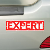 Autocollant De Voiture Timbre expert (En voiture)
