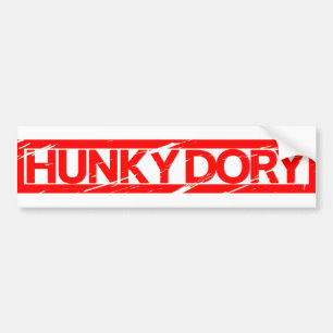 Autocollant De Voiture Timbre Hunky Dory