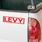 Autocollant De Voiture Timbre Levy (Sur camion)