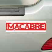 Autocollant De Voiture Timbre Macabre (En voiture)