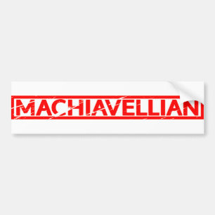 Autocollant De Voiture Timbre machiavélique