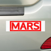 Autocollant De Voiture Timbre Mars (En voiture)