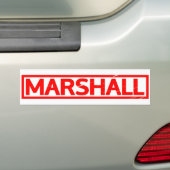 Autocollant De Voiture Timbre Marshall (En voiture)
