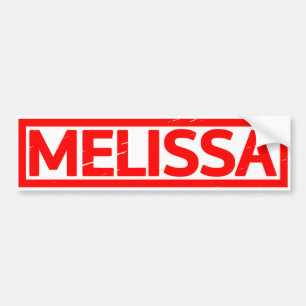 Autocollant De Voiture Timbre Melissa