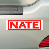 Autocollant De Voiture Timbre Nate (En voiture)