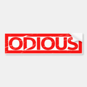 Autocollant De Voiture Timbre Odieux