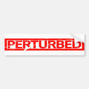 Autocollant De Voiture Timbre Perturbé
