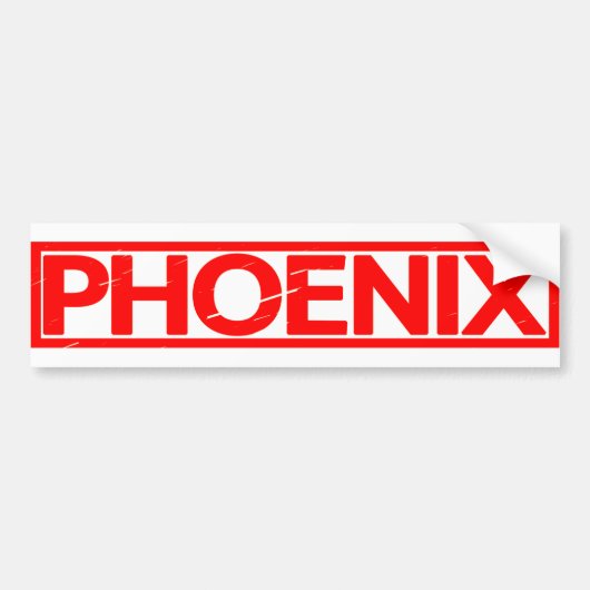 Autocollant De Voiture Timbre Phoenix (Devant)