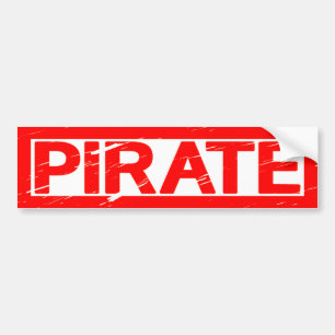Autocollant De Voiture Timbre pirate