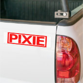 Autocollant De Voiture Timbre Pixie (Sur camion)