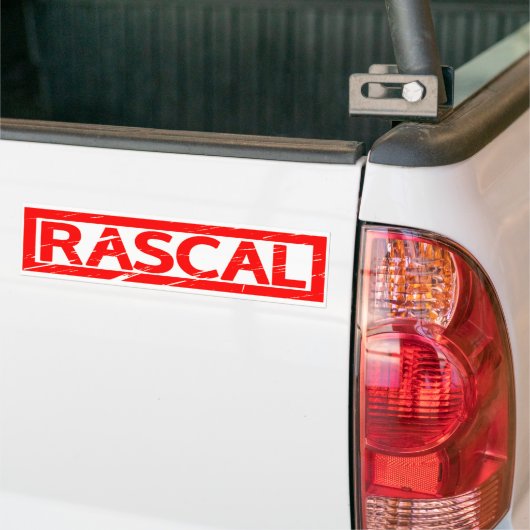 Autocollant De Voiture Timbre Rascal (Sur camion)