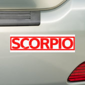 Autocollant De Voiture Timbre Scorpio (En voiture)