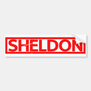 Autocollant De Voiture Timbre Sheldon