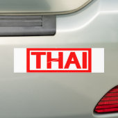 Autocollant De Voiture Timbre thaïlandais (En voiture)