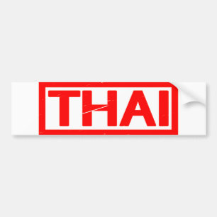 Autocollant De Voiture Timbre thaïlandais