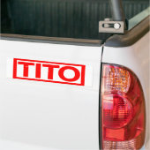 Autocollant De Voiture Timbre Tito (Sur camion)