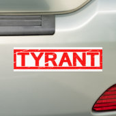 Autocollant De Voiture Timbre tyran (En voiture)