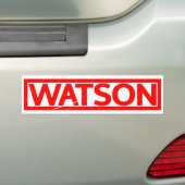 Autocollant De Voiture Timbre Watson (En voiture)