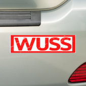 Autocollant De Voiture Timbre Wuss (En voiture)
