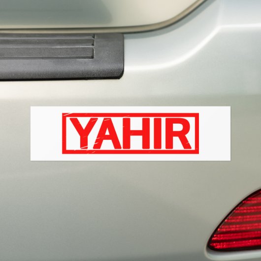 Autocollant De Voiture Timbre Yahir (En voiture)