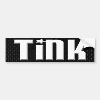 Autocollant De Voiture Tink Bumpersticker - étoiles de noir et de blanc