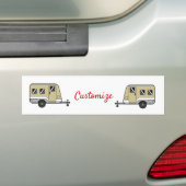 Autocollant De Voiture Tiny Tan Caravan Camper Thunder_Cove (En voiture)