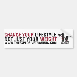 AUTOCOLLANT DE VOITURE TNT BUMPERSTICKER