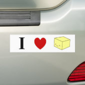 Autocollant De Voiture Tofu du coeur I (En voiture)