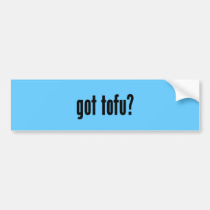 Autocollant De Voiture tofu obtenu ?