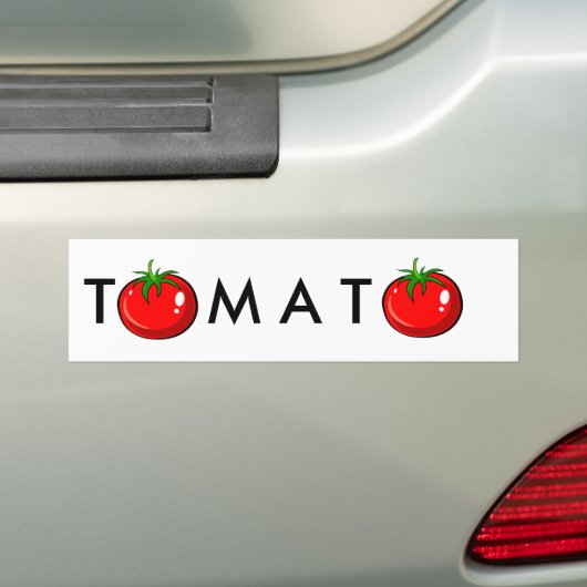 Autocollant De Voiture Tomate cuite (En voiture)