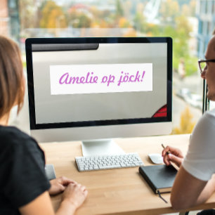 Autocollant De Voiture "Ton enfant", op jöck !