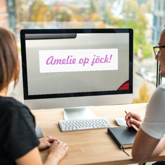 Autocollant De Voiture "Ton enfant", op jöck !