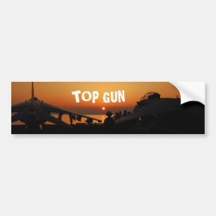 AUTOCOLLANT DE VOITURE TOP GUN