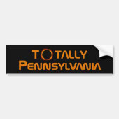 Autocollant De Voiture Totalement Pennsylvanie 2024 Solar Eclipse (Devant)