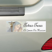 Autocollant De Voiture Totus Tuus Bumpersticker (En voiture)