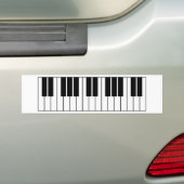 Autocollant De Voiture Touches de piano (En voiture)