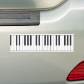 Autocollant De Voiture touches de piano (En voiture)