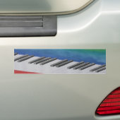 Autocollant De Voiture Touches de piano (En voiture)