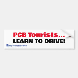 Autocollant De Voiture Touristes PCB - Apprendre à conduire