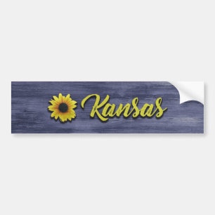Autocollant De Voiture Tournesol du Kansas
