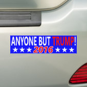 AUTOCOLLANT DE VOITURE TOUT LE MONDE MAIS TRUMP 2016 (En voiture)