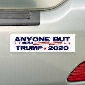 Autocollant De Voiture Tout sauf Trump 2020 (En voiture)
