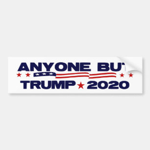 Autocollant De Voiture Tout sauf Trump 2020