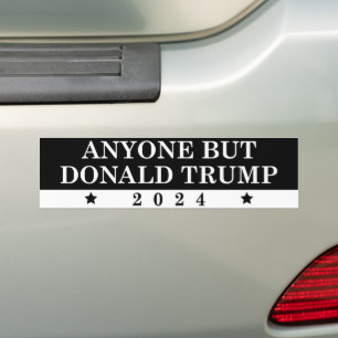 Autocollant De Voiture Toute personne sauf Trump 2024