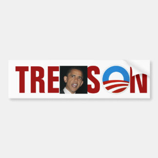 Autocollant De Voiture Trahison d'Obama