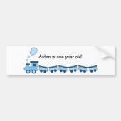 Autocollant De Voiture Train Blue Choo Choo (Devant)