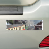 AUTOCOLLANT DE VOITURE TRAINS À VAPEUR (En voiture)